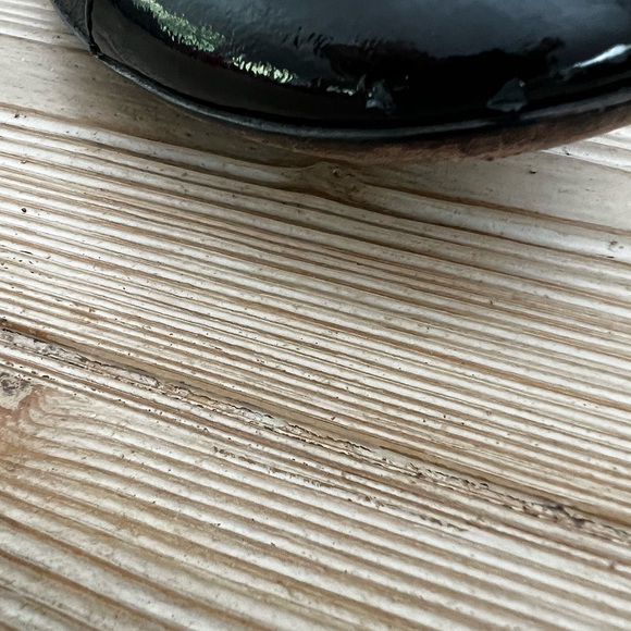 AGL Back Leather Flats with Patent Cap Toe Size: EU 38.5 - Picture 4 of 4